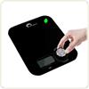LITTLE BALANCE 8197 Kinetic Flower Nero, Bilancia da cucina senza batteria, ecologica grazie al pulsante Little Balance, 5 kg, Nero