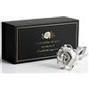 BESZONE Rosa in latta per il decimo anniversario, regalo di 10 anni di matrimonio per coppie, in latta 100% pura colata, rosa eterna, decorazione per il decimo anniversario, in alluminio argento