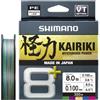 Shimano Trecciato Kairiki 8+ Multi Color 0.100mm, 3.6Kg, 300m