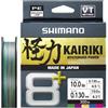 Shimano Trecciato Kairiki 8+ Multi Color 0.130mm, 4.5Kg, 300m