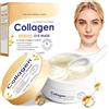 Geruicee 60 Pezzi Maschera Occhi Collagene Anti-Cerchi Anti-Età Idratante e Rassodante, Patch Occhi Gel Adesivo per Ridurre Rughe e Occhiaie, Cura Del Contorno Occhi Spa,Regalo 80g