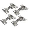Reliapart Hettich - Cerniere integrate originali per porta frigorifero/congelatore (confezione da 4), tazza da 35 mm con piastra distanziatrice da 3 mm per sovrapposizioni da 13 a 18 mm, 4 fori
