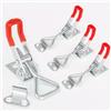 Zydiwo 4 Pezzi Morsetto a Leva Morsetto Piccolo Morsetto al Ginocchio Galvanizzato Interruttore di Bloccaggio 100kg Chiusura a Parete (4 Pezzi)