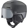 BOLLE' Casco X-FUSION Black Steel Matte S 52-55cm - Photochromic Silver Cat 1 to 3 Sci