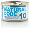 Natural Code Cat Adult 10 Tonno e Piccoli Pesci Bianchi 85 g