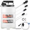 VEVOR Estrattore di Liquidi Capacità 9,5 L, Estrattore di Liquidi Manuale con Tubo Lungo 150 cm e Tre Tubi di Prolunga da 120 cm, Pompa per Cambio Olio con Serbatoio in HDPE per Auto, Tosaerba