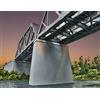 Cornerstone Walthers Cornerstone 933-4552 - Ponte ferroviario a doppio binario in calcestruzzo (2)