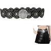 Eterspr Boho Western Cinture in Vita per Vestito, Cinture Larghe a Disco per le Donne, Boho Disco Cintura, Vestito Jeans