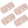 FONCBIEN 4 Rotoli di Bende Elastiche per Bendaggi, Benda Elastica Coesiva Lavabili e Riutilizzabili Tape Kinesiologico con Clip in Metallo Bende Elastiche per Supporto a Caviglia, Braccio, Gamba(7.5cm x 4.5m)