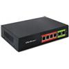 QOLTEC Switch Qoltec 52289 non gestito 4 porte Fast Ethernet 10/100 Nero [NUQOLSW04052289]