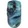 Sharkoon Mouse da gioco Sharkoon Skiller SGM25W Ocean Ottico 12000dpi Turchese/Blu [4044951044238]
