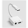 zoyuzan Adattatore caricabatterie cuffie USB C a 3,5 mm, tipo C, jack auricolari, dongle AUX, cavo di ricarica rapida audio compatibile per Samsung per iPhone 15 Pro Max Plus, per iPad 10, Air 4/5, Mini