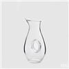 EDG Enzo De Gasperi Decanter Bombato con Foro H 30 x 17 x 11 cap. 1Lt Trasparente