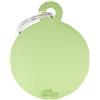 MYFAMILY S.R.L. MY FAMILY MEDAGLIETTA CERCHIO (L) ALLUMINIO VERDE (REF. MFB40)