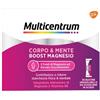 HALEON ITALY Srl Multicentrum Corpo e Mente Boost - integratore di magnesio e vitamina B6 - 30 buste