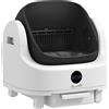 PawHut Lettiera per Gatti Autopulente con Design Aperto, Sensori di Sicurezza e Deodorante, Bianco | Aosom Italy