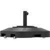 Outsunny Base per Ombrellone a Rotelle e Riempibile con Acqua o Sabbia, in HDPE, 48x48x32.5 cm, Nero | Aosom Italy