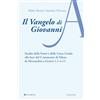 Tau Il Vangelo di Giovanni. Studio delle fonti e delle linee guida alla luce del Commento di Filone di Alessandria a Genesi 1, 1-4, 15