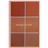 REVOLUTION Everything Base Face Icon Complexion Palette Palette make-up 5 g Dark
