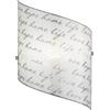 Trio Reality Lighting Applique Signa moderna bianca in vetro con scritte home-love-hope 1XE27 202500101/15