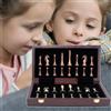 Set di Scacchi in Metallo Queens King Scacchiera in Legno Scacchiera Gioco
