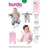 burdastyle Burda 9314 - Cartamodello per neonati, taglie 56-80