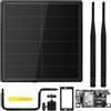 WILDGAMEPLUS KEEPTEEN D5 Solar Lora Node Meshtastic Device Repeater with Wisblock RAK19007 RAK4631 Board 868mhz Mesh Lora Antenna NRF52840 Buletooth Solar Panel Built in 5000mAh Battery Controller