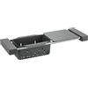 Wenko Caddy per lavello, Grigio, 43.5-77.5 x 8 x 14 cm