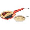 Avilia - Padella per Crepes Yummi 600W con Ciotola e Frusta Inclusa, Padella Antiaderente da 20cm Facile da Pulire, Ideale per Preparare Crepes Veloci a Colazione o Merenda in Sicurezza