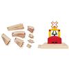 Hape - Set Espansione Binari & Campanella Treno Automatica HO 16.5 mm Multicolore