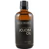 ALUCIA ORGANICS Olio di jojoba biologico certificato, 100% puro olio di jojoba per viso, corpo e capelli, naturale, spremuto a freddo e non raffinato, vegano e cruelty-free (100ml)