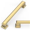 Amerdeco Lega di Zinco Maniglie per Mobili da Cucina mobili da cucina per mobili,192mm,Oro Champagne,6 pezzi