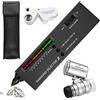 YWNYT Penna tester per diamanti, professionale per gioielli, selettore elettronico di diamanti, penna tester per diamanti, con lenti d'ingrandimento 30X 60X, mini LED pieghevole