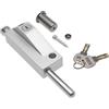 EMSea Fermaporta A Molla In Lega Zinco Fermo Porta 11 Cm X 4 Cm Con Chiave Foro 12 Mm Bullone Impieghi Gravosi Leva Automatica Composita Porta In Vetro Con Telaio Girevole