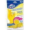 LOGEX PROFESSIONAL Guanti in lattice DIAMOND tg. M Giallo