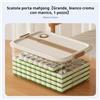 Porta Tessere dado Mahjong Trasparente Custodicea per Mahjong Con Coperchio