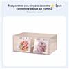 Scatol e a per Splole invieneeme a Cassetti Trasparente Organizer d e a Tavolo