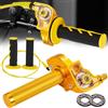 BIUGERCN Gas Rapido Gruppo acceleratore per Moto da 22 mm Gas rapido Domino con Cavo acceleratore per KTM EXC SX XC XC-W EXC-F XC-W 50-250cc DRZ 400 Dirt Pit Bike Scooter Oro