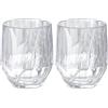 Koziol Superglas Club No. 24, Set 2 Bicchieri, 400 ml, Bicchiere da Vino Rosso, Plastica Trasparente Effetto Cristallo, Elegante, Infrangibile, Riutilizzabile, Festa, Campeggio, Esterno