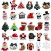 Kesote 30 Pezzi Mini Decorazione Natalizia - Miniature in Resina di Babbo Natale, Sonaglio, Albero, Pupazzo di Neve - Decorazioni per Regalo, Pacco, Biglietti d'Auguri