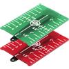 Mountlaser Magnetic Floor Laser Target Plate Card con supporto, livello laser Hunting Shooting Targets Accessori
