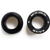 RISINGFIT Morsetti per bilanciere olimpico, 5 cm, chiusura a pressione a sgancio rapido, clip per pesi, nero resistente, per sollevamento pesi, fitness, allenamento e allenamento della forza