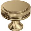 Amerock Pomello per armadietto, bronzo champagne, diametro 35 mm, Oberon, accessori per cucina e bagno, ferramenta per mobili