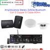 Generica Amplificatore Stereo 2x50W Bluetooth Con 2 Coppie Di Casse 8Ohm
