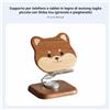 Leggio a Forma di Shiba Inu Stabile Leggio Pieghevole Clip Ferma Pagine