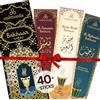 CALMVEDA Bakhoor Incenso Bastoncini Naturali - بخور اماراتي (3 varianti,40+ incensi) Incenso oud arabo caldo profondo come Al Nasaem, Hoor Alain e Al Raheeb Bakur, mediorientale araba elegante