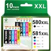 GREENSKY 580 581 multipack xxl Compatible Ink Cartridges for canon 580 581