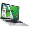 Acer Notebook Extensa Silver, Cpu Intel Core 5-120U 10core, 10Core, Display FullHD 15,6, RAM 16Gb DDR5, SSD PCIe NVMe 512 Gb, Wi-Fi6, BT, 4 usb di cui 2 USB type-c, pronto all'uso