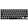 System-S - Protezione in silicone per tastiera QWERTZ per MacBook Pro 13 15 17 iMac MacBook Air 13 in nero