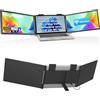 MAGICRAVEN Doppio Schermo PC Portatile, 14 1080P IPS Doppio Monitor Portatile Wireless e Cablato, Connessione ibrida (1 cavo + wireless) per Laptop da 14-16, Supporta MacBook e Windows
